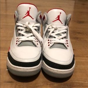 Size 12 Jordan 3 Fire Red